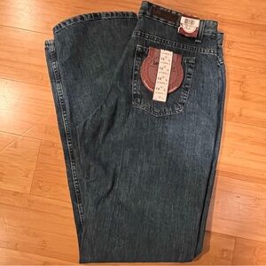 Women's Lee Riveted Ultimate 5 straight leg jeans, size 12L